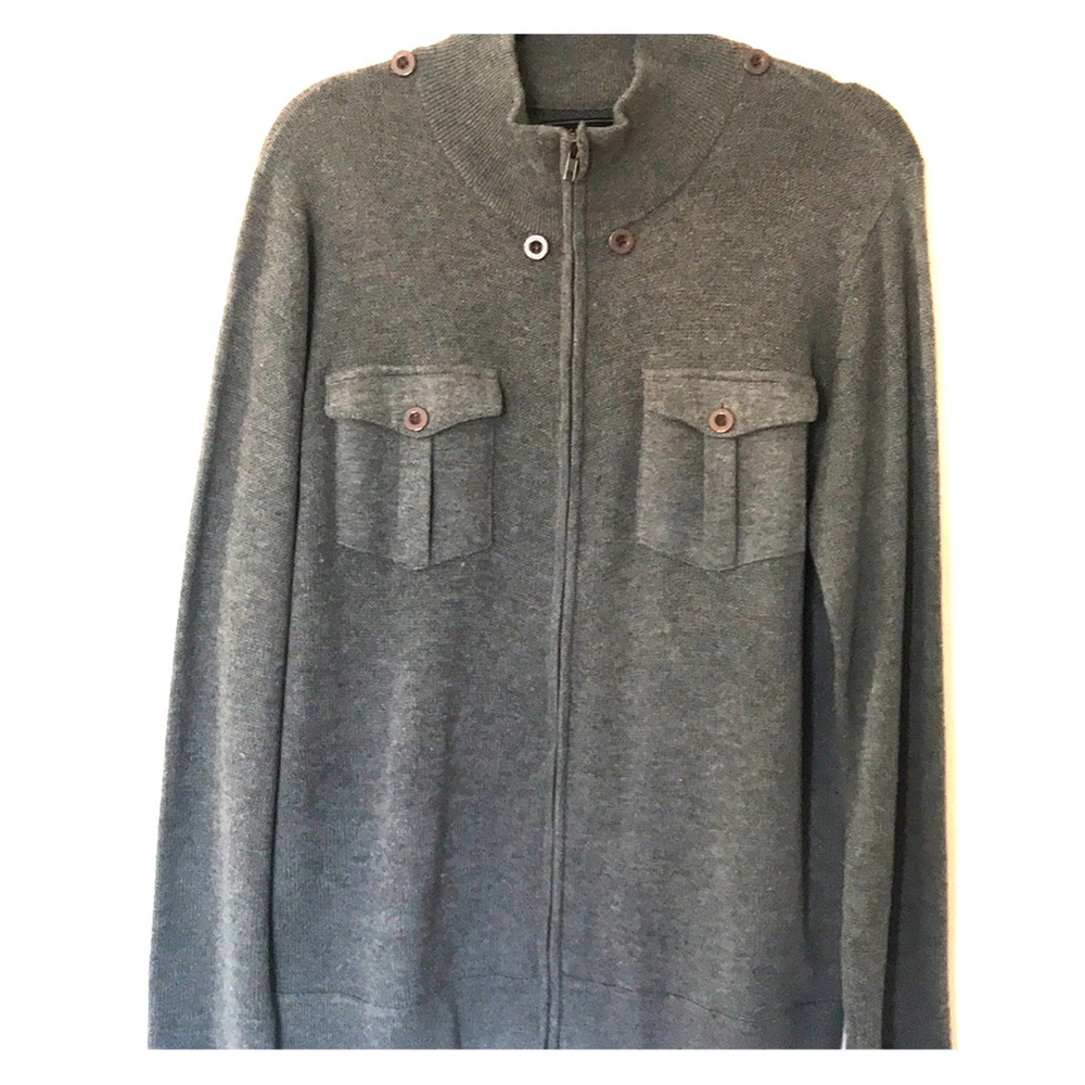 Casual Jacket Sweater Zip Up 21 Men Like New L